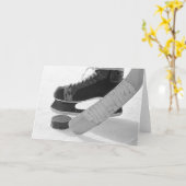 アイスホッケー カード (黄色い花)