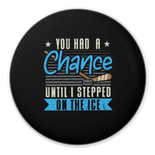 アイスホッケー セラミックノブ (正面)