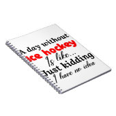 アイスホッケー ノートブック (右側)