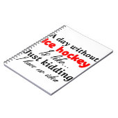 アイスホッケー ノートブック (左側)