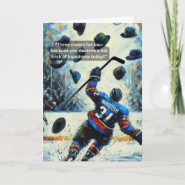 アイスホッケー ハットトリックな幸福！ カード