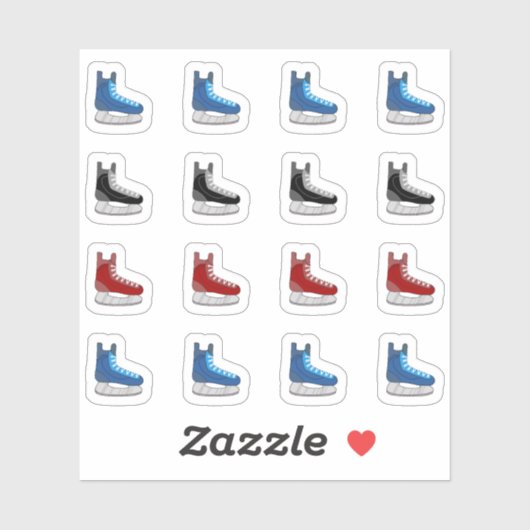 アイスホッケー ブート ゲームデー スポーツ リマインダー プランナー シール (シート)