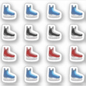 アイスホッケー ブート ゲームデー スポーツ リマインダー プランナー シール (正面)