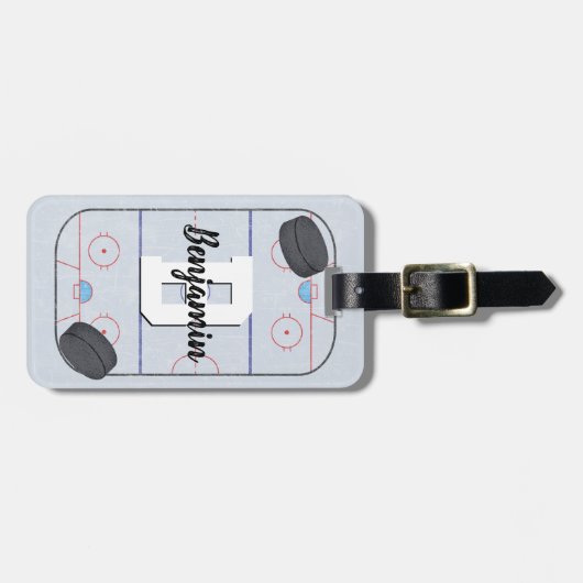 アイスホッケー ラゲッジタグ (正面横)