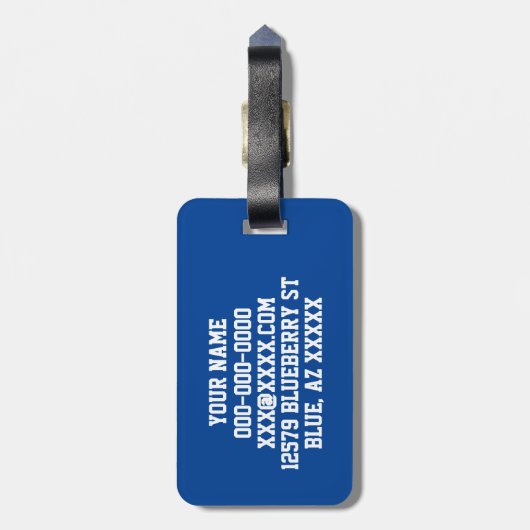 アイスホッケー ラゲッジタグ (裏面縦)