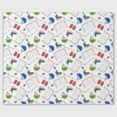 アイスホッケー ラッピングペーパー (フラット)