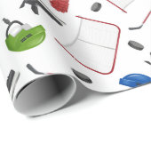 アイスホッケー ラッピングペーパー (ロールコーナー)