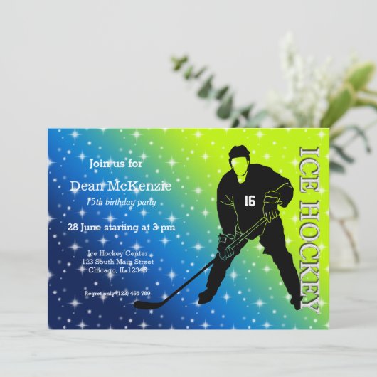 アイスホッケー 招待状 (スタンド正面)