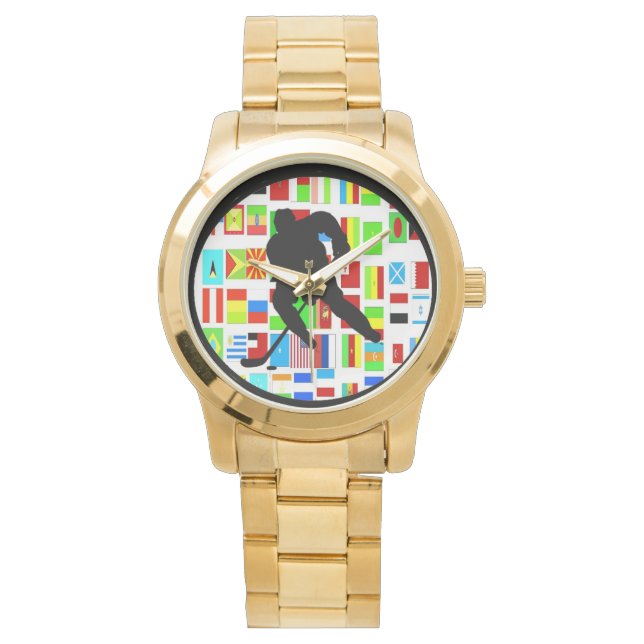 アイスホッケー 腕時計 (正面)