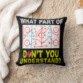 アイスホッケーCを理解していないおもしろいの部分 クッション (ブランケット)