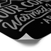 アイスホッケーTの女警告の子よりコーチ ポスター (角)