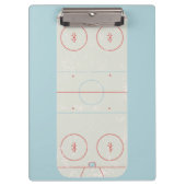 アイスホッパーソナライズされたケーコーチクリップボード クリップボード (正面)