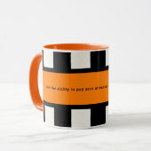 アイスホッユーモアのあるケーレファリー刺激を受けた引用文 マグカップ (正面左)