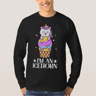 アイスホルンアイスクリームユニコーンポップシクル餅 Tシャツ