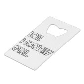 アイスホーキーガール クレジットカード栓抜き (裏面アングル)