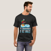 アイスホールアイス魚釣り Tシャツ (正面フル)