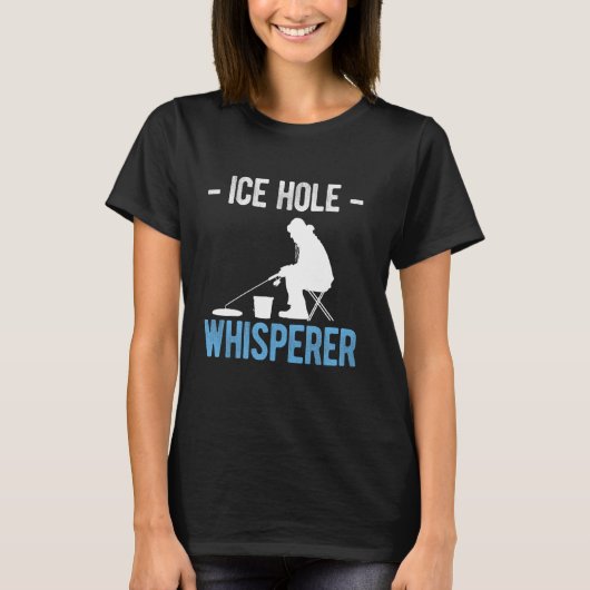 アイスホールウィスパラー アイスフィッシング Tシャツ (正面)