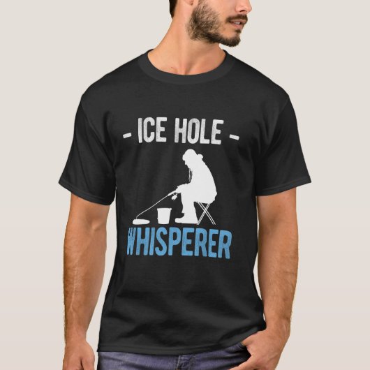 アイスホールウィスパラー アイスフィッシング Tシャツ (正面)
