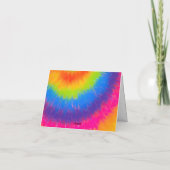 アイスポップのアイスクリーム　サンキュ―カード。メモカード ノートカード (裏面)