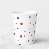 アイスポップスウィートワン赤白青1st誕生日 紙コップ (裏面)