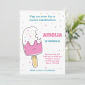 アイスポップパーティー ポップに来て！  招待状 (スタンド正面)