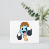 アイスポップ としての ダンベルを使った筋力トレーニング ポストカード (スタンド正面)