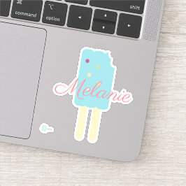 アイスポップ・アートのクリームふりかけ名前をカスタムする シール