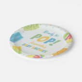 アイスポップ・アートのクリーム夏の赤ちゃんシャワーポップシクル ペーパープレート (アングル)