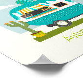 アイスポップ・アートのトポップ・アートのラック男の子のシャワー ポスター (角)