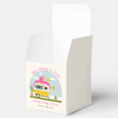 アイスポップ・アートのトラックポップ・アートのキャンパーピンク赤ちゃんシャワー準備 フェイバーボックス (オープン)