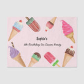 アイスポップ サマープールパーティー 薄葉紙 (正面)