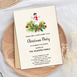 アイスマンクリスマス招待状 招待状