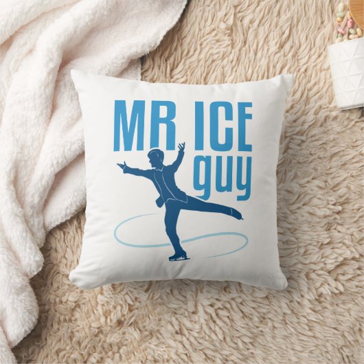 アイスマン フィギュア スケート メンズ ボーイズ スケーター クッション (ブランケット)