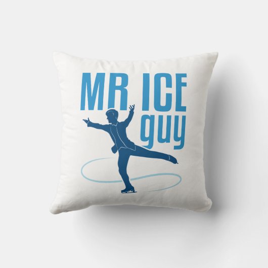 アイスマン フィギュア スケート メンズ ボーイズ スケーター クッション (裏面)