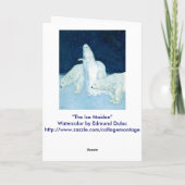 アイスメイドファインアートウォーターカラーカード カード (裏面)