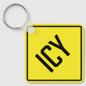 アイスメタルスクエアキーチェーン キーホルダー (正面)