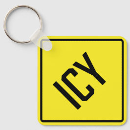 アイスメタルスクエアキーチェーン キーホルダー