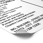 アイスモダンはっきりしたクリームパーラー広告ズ ポスター (角)