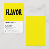 アイスモダンはっきりしたクリームパーラー 名刺 (正面/裏面)