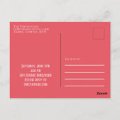 アイスモダンクリーお洒落ムスプレッレス誕生日 ポストカード (裏面)