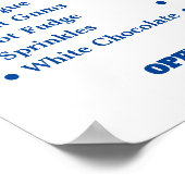 アイスモダンクリームパーラーメニュー ポスター (角)