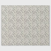 アイスモダンスケーター冬のスケッチホリデークリスマス ラッピングペーパー (フラット)