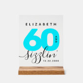 アイスモダンブガーリールー60とサイズリング誕生日 アクリルサイン (正面)