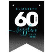 アイスモダンブルー60とサイズリング バンティングフラッグ (第1の旗)