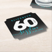 アイスモダンブルー60とサイズリング ペーパーコースター (アングル)