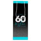 アイスモダンブルー60とサイズリング ワインギフトバッグ (正面)