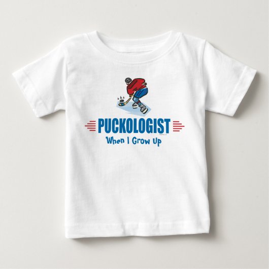 アイスユーモアのあるホッケー ベビーTシャツ (正面)
