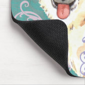 アイスランエレガントド牧羊犬 マウスパッド (コーナー)