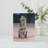 アイスランドで発見されたハンマーの小像とトール ポストカード (スタンド正面)