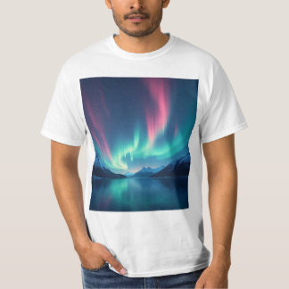 アイスランドのオーロラ Tシャツ